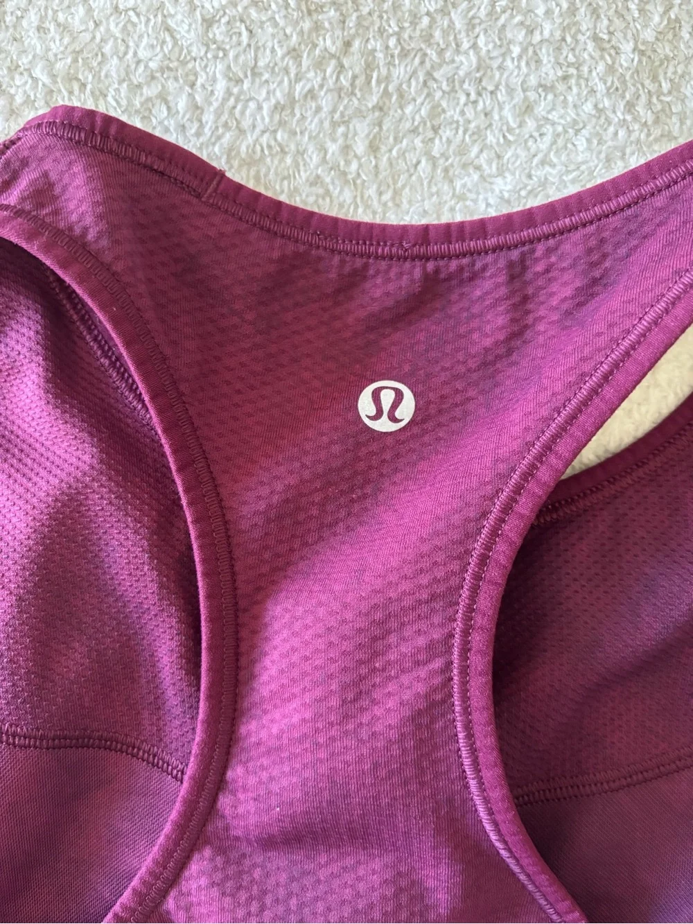 Lululemon Sleeveless Maroon Crop Tank Top